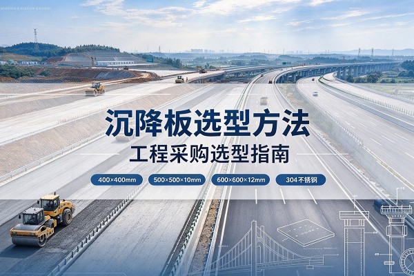 双柏沉降板选择方法