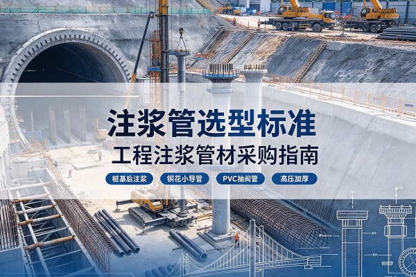 双柏注浆管选型标准