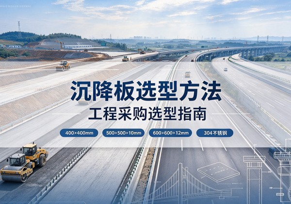双柏沉降板选择方法